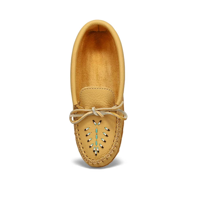 Womens 11526 Moccasin - Natural 2 Womens 11526 Moccasin - Natural - Image 2