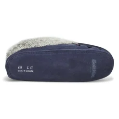 Womens 658 L Rabbit Fur Moccasin - Navy -Softmoc https3A2F2Fwww.softmoc.com2FItems2Fimages2F6582520L XX3.jpg 640x