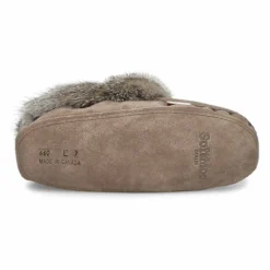 Womens 660 Rabbit Fur Moccasin - Grey 6 Womens 660 Rabbit Fur Moccasin - Grey -Softmoc https3A2F2Fwww.softmoc.com2FItems2Fimages2F660 L XX3.jpg 640x