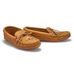Womens 7463 Moccasin - Tan -Softmoc https3A2F2Fwww.softmoc.com2FItems2Fimages2F74632520L2520CORK XX4.jpg 640x