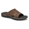 Mens Barry Casual Slide Sandal - Brown