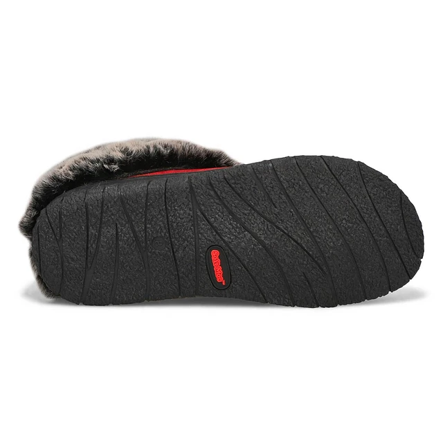 Womens Beth Open Back Slipper - Burgundy 3 Womens Beth Open Back Slipper - Burgundy - Image 3