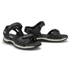 Womens Caley3 Sport Sandal- Black/White -Softmoc https3A2F2Fwww.softmoc.com2FItems2Fimages2FCALEY3 BLKWHT XX4.jpg 640x