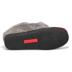 Womens Cute 5 Rabbit Fur Moccasin - Burgundy -Softmoc https3A2F2Fwww.softmoc.com2FItems2Fimages2FCUTE5 BGDY XX3.jpg 640x