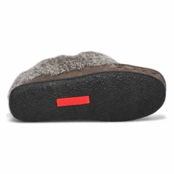 Womens Cute 5 Rabbit Fur Moccasin - Grey -Softmoc https3A2F2Fwww.softmoc.com2FItems2Fimages2FCUTE5 GRY XX3.jpg 640x