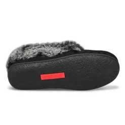 Womens Cute 5 V3 Faux Fur Vegan Moc - Black/Grey -Softmoc https3A2F2Fwww.softmoc.com2FItems2Fimages2FCUTE5 V3 BKGY XX3.jpg 640x