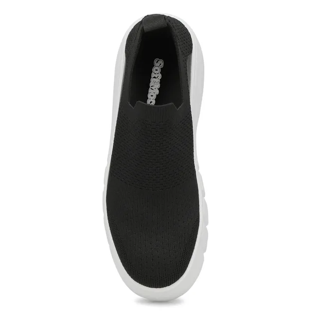 Womens Daley Platform Fashion Sneaker-Black White 2 Womens Daley Platform Fashion Sneaker-Black White - Image 2