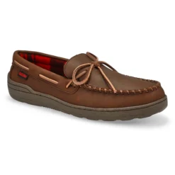 Mens Danny Moccasin - Crazyhorse Leather/ Brown