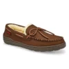 Mens Danny Lined Moccasin -Crazyhorse Leather/Brn