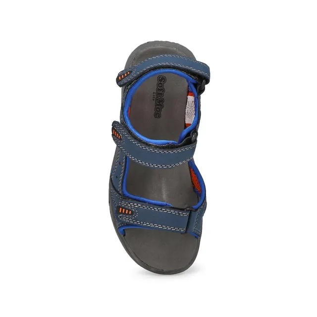 Boyss Diego Sport Sandals - Navy Orange 2 Boyss Diego Sport Sandals - Navy Orange - Image 2
