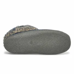Womens Dini Memory Foam Slipper - Navy -Softmoc https3A2F2Fwww.softmoc.com2FItems2Fimages2FDINI NVY XX3.jpg 640x