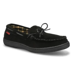 Mens Dusk II Memory Foam Moccasin - Black