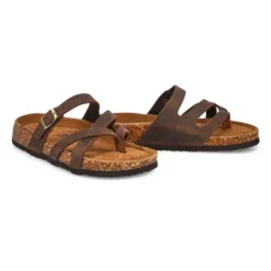 Womens Elanor Thong Sandal - Brown -Softmoc https3A2F2Fwww.softmoc.com2FItems2Fimages2FELANOR BRNCRZ XX4.jpg 640x