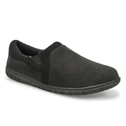 Mens Jacob Memory Foam Slipper - Black