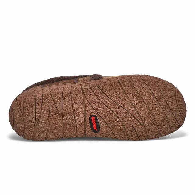 Mens Jacob Memory Foam Slipper - Taupe 3 Mens Jacob Memory Foam Slipper - Taupe - Image 3