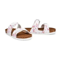 Girls Jordan Sandal - Unicorn Print -Softmoc https3A2F2Fwww.softmoc.com2FItems2Fimages2FJORDAN UNICORN XX4.jpg 640x