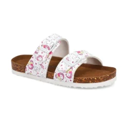 Girls Jordan Sandal - Unicorn Print