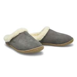 Womens Jupiter Open Back Slipper - Grey 7 Womens Jupiter Open Back Slipper - Grey -Softmoc https3A2F2Fwww.softmoc.com2FItems2Fimages2FJUPITER GRY XX4.jpg 640x