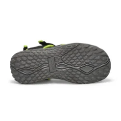 Boys Kyle Fisherman Sandal - Black Lime/Green -Softmoc https3A2F2Fwww.softmoc.com2FItems2Fimages2FKYLE BLK XX3.jpg 640x