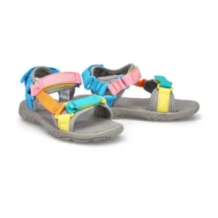 Girls Lacy Sport Sandal - Multi -Softmoc https3A2F2Fwww.softmoc.com2FItems2Fimages2FLACY K MLTI XX4.jpg 640x