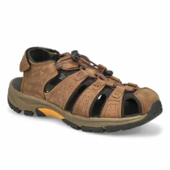 Mens Linus 2 Fisherman Sandal - Dark Taupe