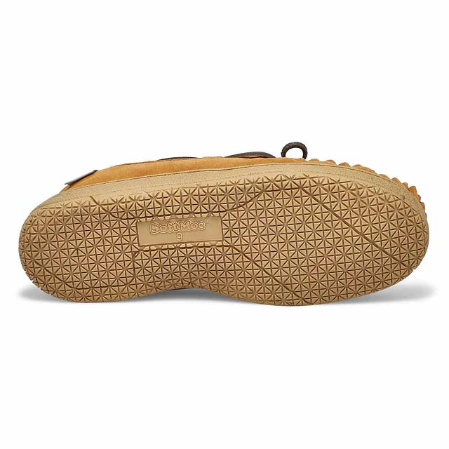 Mens Louie Lined Suede Moccasin - Chestnut 3 Mens Louie Lined Suede Moccasin - Chestnut - Image 3