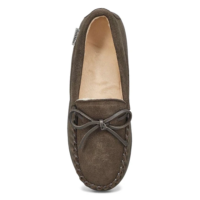 Womens Louise Ballerina Mocc- Grey 2 Womens Louise Ballerina Mocc- Grey - Image 2