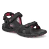 Womens Lucinda Sandal - Black/Fuchsia
