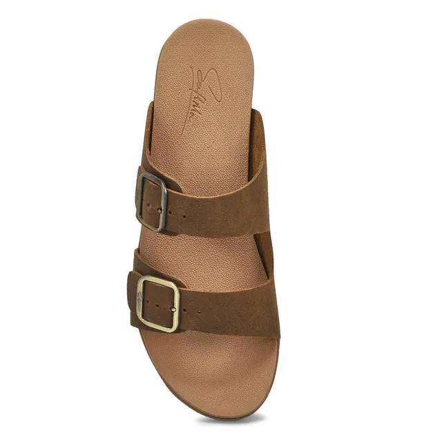 Womens Mandy Slide Sandal - Brown 2 Womens Mandy Slide Sandal - Brown - Image 2
