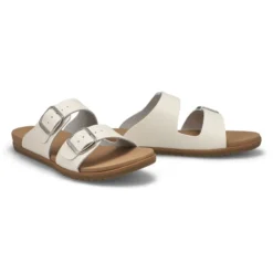 Womens Mandy Slide Sandal -Pearl White -Softmoc https3A2F2Fwww.softmoc.com2FItems2Fimages2FMANDY WHT XX4.jpg 640x