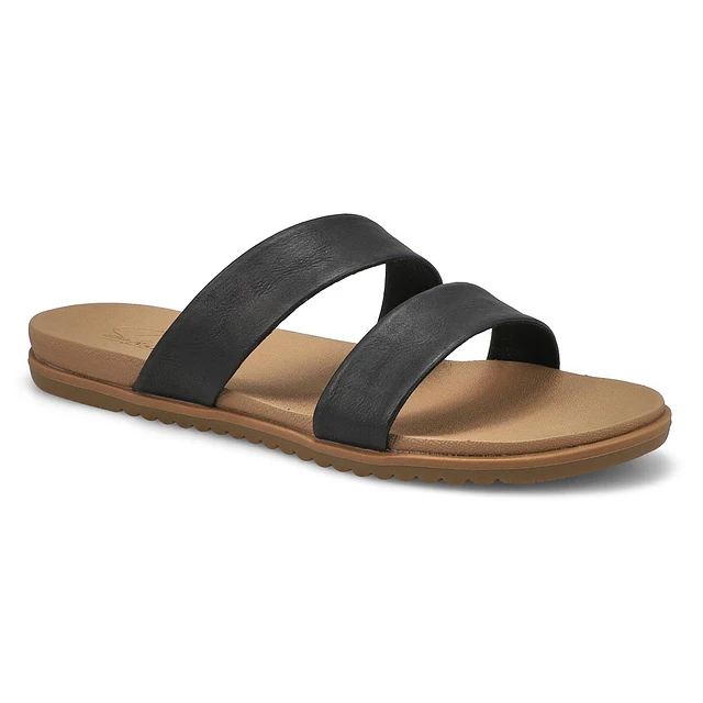 Womens Marianne Slide Sandal - Black 1 Womens Marianne Slide Sandal - Black