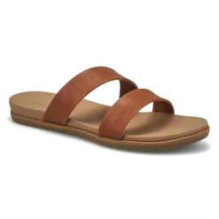 Womens Marianne Slide Sandal- Tan