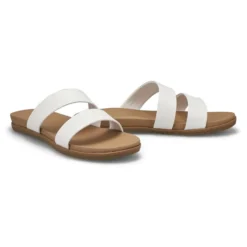 Womens Marianne Slide Sandal - White 7 Womens Marianne Slide Sandal - White -Softmoc https3A2F2Fwww.softmoc.com2FItems2Fimages2FMARIANNE WHT XX4.jpg 640x