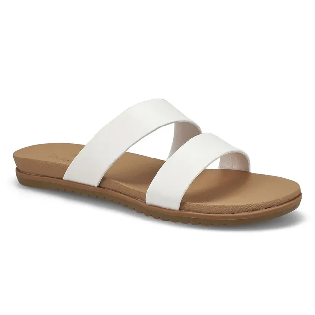 Womens Marianne Slide Sandal - White 1 Womens Marianne Slide Sandal - White