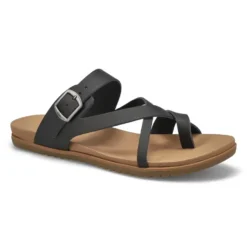 Womens Miya Toe Loop Sandal - Black