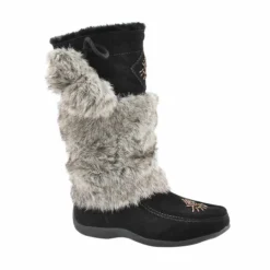 Girls NISKA 4 JR Black Mukluks