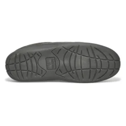 Mens Polar II Open Back Slipper - Charcoal -Softmoc https3A2F2Fwww.softmoc.com2FItems2Fimages2FPOLAR II CHA XX3.jpg 640x