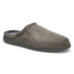 Mens Polar II Open Back Slipper - Charcoal