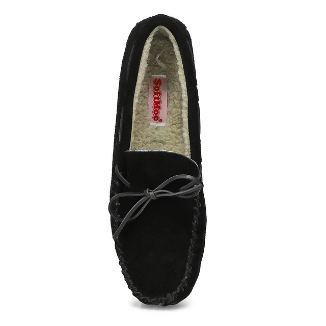 Mens Preston Memory Foam Moccasin - Black 2 Mens Preston Memory Foam Moccasin - Black - Image 2