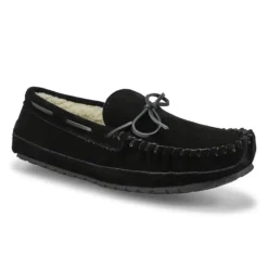 Mens Preston Memory Foam Moccasin - Black