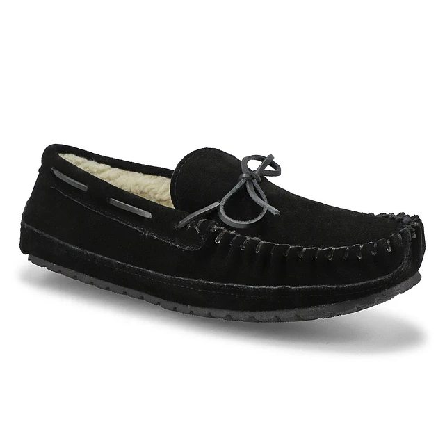 Mens Preston Memory Foam Moccasin - Black 1 Mens Preston Memory Foam Moccasin - Black