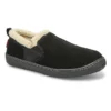 Mens Repete Memory Foam Slipper - Black