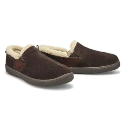 Mens Reptete Memory Foam Slipper - Rootbeer -Softmoc https3A2F2Fwww.softmoc.com2FItems2Fimages2FREPETE RTBR XX4.jpg 640x
