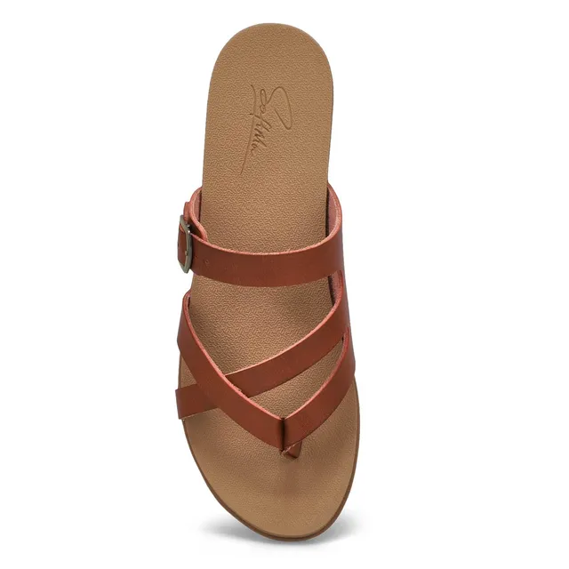Womens Sandy Thong Sandal - Cognac 2 Womens Sandy Thong Sandal - Cognac - Image 2