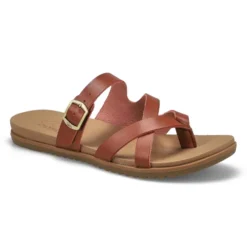 Womens Sandy Thong Sandal - Cognac