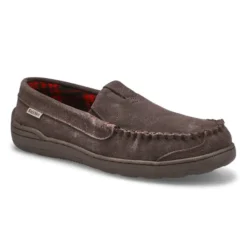 Mens Theon Suede Moccasin - Grey
