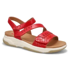 Womens Wensy 01 Vegan Sandal - Red Combi
